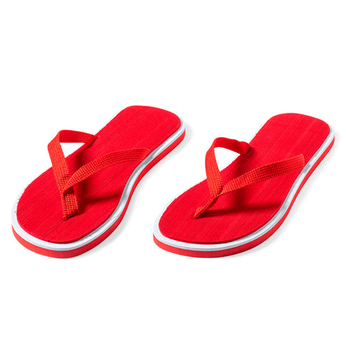 Paire de tongs à semelles épaisses et bicolores en EVA résistant - Caimán Personnalise