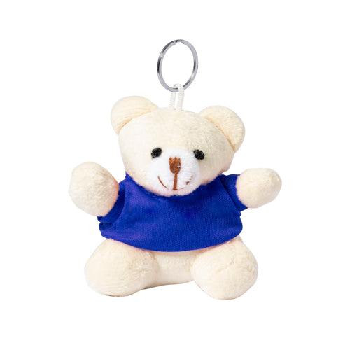 Porte-clés avec ours en peluche en t-shirt - Tedchain Personnalise