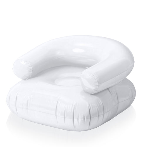 Fauteuil gonflable en PVC avec dossier confortable et assise renforcée - Reset Personnalise
