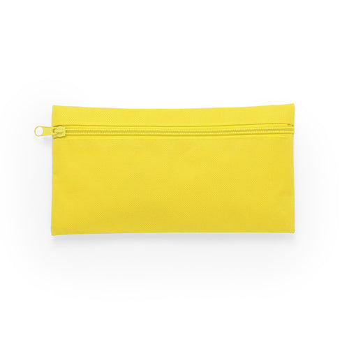 Trousse en polyester 600D avec fermeture zippée assortie sur le devant - Tage Personnalise